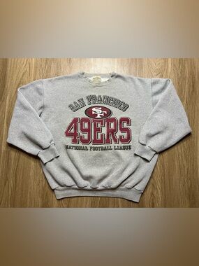 Vintage 1990’s San Francisco 49ers NFL Crewneck Sweatshirt Mens Sz 27” x 26”